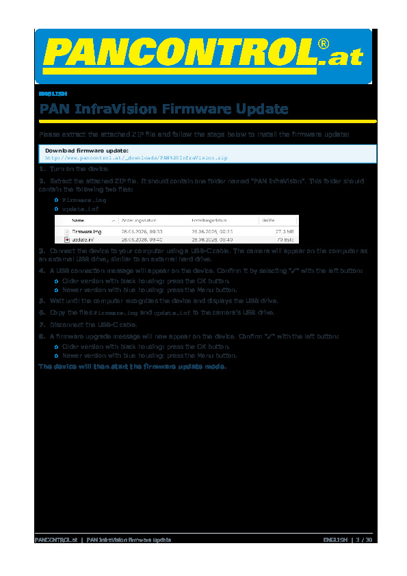 Atualização de Firmware